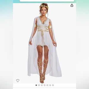 Dreamgirl Adult Womens Venus Greek Goddess Costume, Halloween Costume